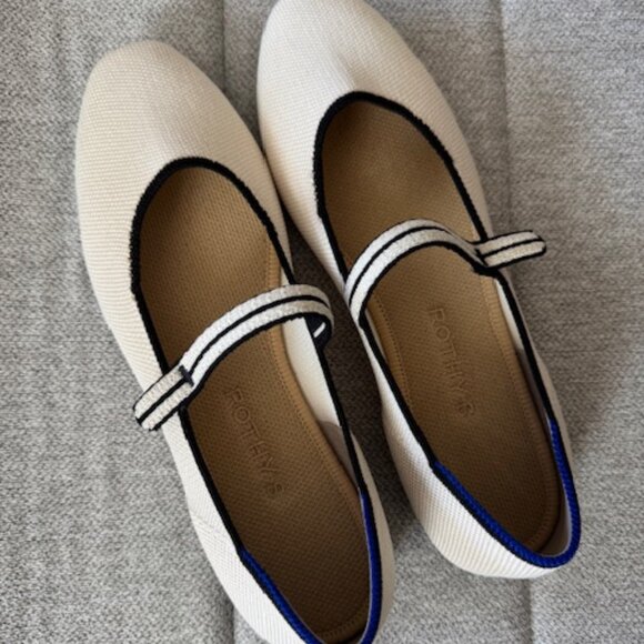 (Rothy's) The Square Mary Jane in Gardenia - Picture 7 of 11